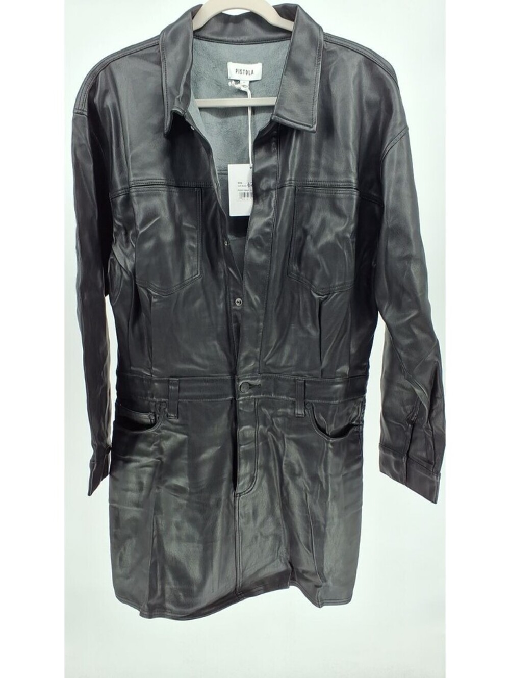 Nina Long Sleeve Mini Dress In Slate Black-XLarge